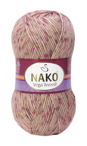 1 Adet Vega Tweed Premium Akrilik El Örgü İpi Yünü No: 31758