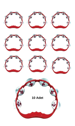10 Adet 6 Metal Zilli Kına Gecesi Tefi Kına Malzemeleri