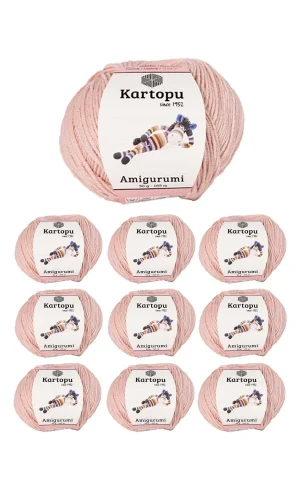 10 Adet Amigurumi El Örgü İpi 50gr 234