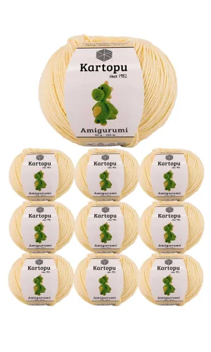 10 Adet Amigurumi El Örgü İpi 50gr 331