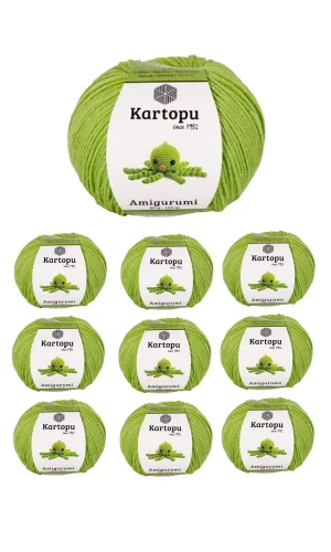 10 Adet Amigurumi El Örgü İpi 50gr 404