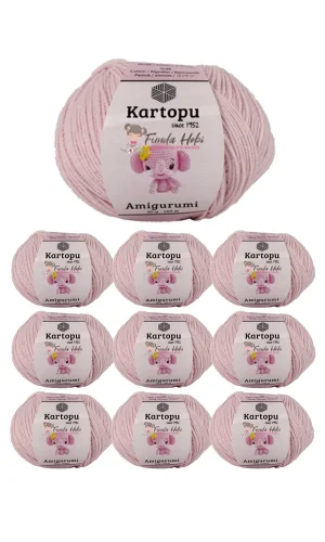 10 Adet Amigurumi El Örgü İpi 50gr 699