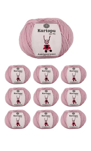10 Adet Amigurumi El Örgü İpi 50gr 768