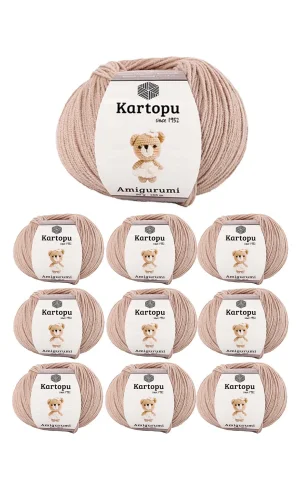 10 Adet Amigurumi El Örgü İpi 50gr 850