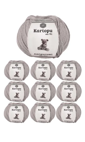 10 Adet Amigurumi El Örgü İpi 50gr 991