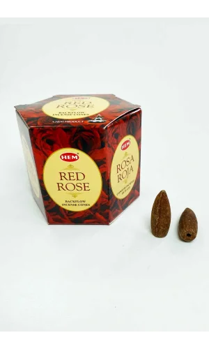 10 Adet Geri Akış Backflow Şelale Tütsü Konisi Tütsü Back Gül Kokulu