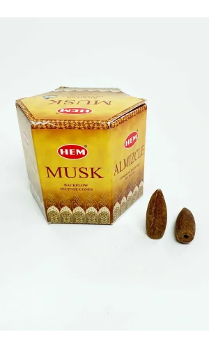 10 Adet Geri Akış Backflow Şelale Tütsü Konisi Tütsü Back Musk Kokulu