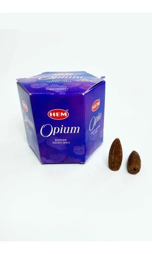 10 Adet Geri Akış Backflow Şelale Tütsü Konisi Tütsü Back Opium Çiçeği Kokulu