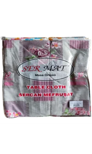 100X140 Sermat Masa Örtüsü Masalık Hazır Düz Kesim Royaleks-MH136