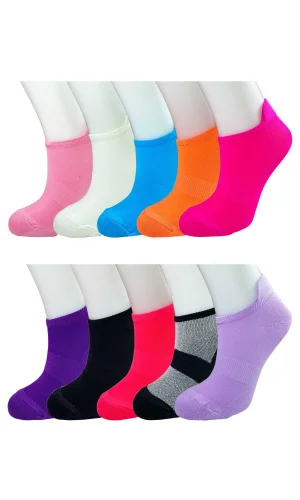 12 Adet Neon Parlak Renk Yumuşak Kadın Bilek Çorap