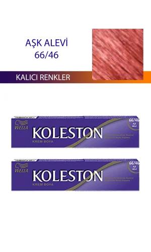 2 Adet Single Tüp Boya Saç Boyası Aşk Alevı 66/46