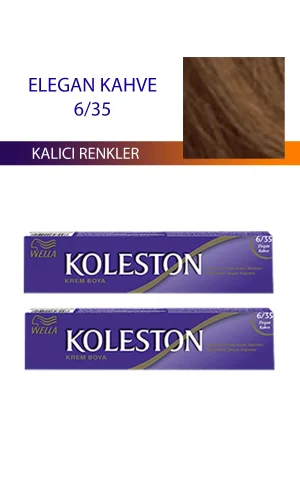 2 Adet Single Tüp Boya Saç Boyası Elegan Kahve 6/35