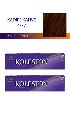 2 Adet Single Tüp Boya Saç Boyası Kadife Kahve 4/77