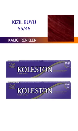 2 Adet Single Tüp Boya Saç Boyası Kızıl Büyü 55/46