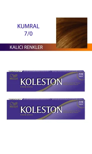 2 Adet Single Tüp Boya Saç Boyası Kumral 7/0