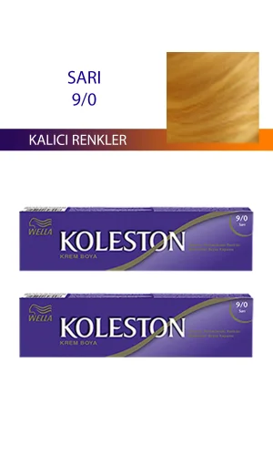 2 Adet Single Tüp Boya Saç Boyası Sarı 9/0