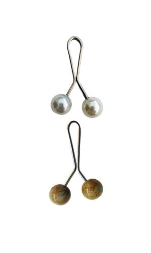 2 Adet Tesettür Eşarp ve Şal Klipsi Set 6