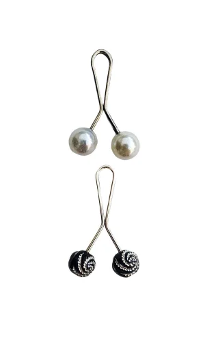 2 Adet Tesettür Eşarp ve Şal Klipsi Set 8