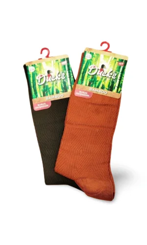 2 Çift Ducks Bambu Dikişsiz Çorap Renk2