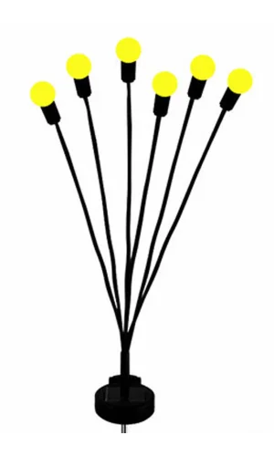 2li Bahçe Çiti 6lı Renkli Güneş Enerjili Led Lamba Royaleks-1085