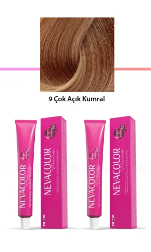 2 li Set Premium 9 Çok Açık Kumral - Kalıcı Krem Saç Boyası 2 X 50 g Tüp