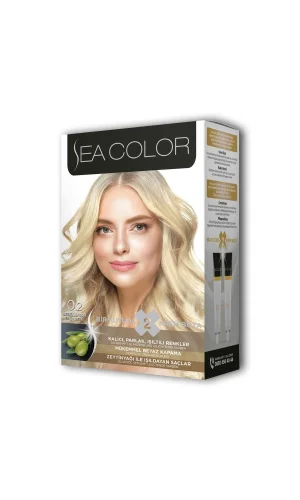 2 Tüp Krem Saç Boyası Seti Bebek Sarısı No:0.2