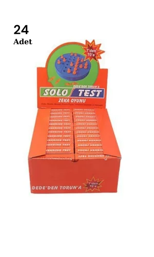 24 Adet Solo Test Zeka Oyunu Nostalji - Royaleks
