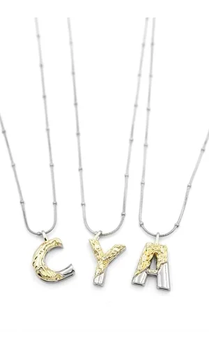 24lü Harf Kolye - Gümüş