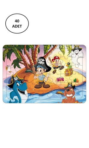 25*35 Hikayeli Yapboz 42 Parça 40 Adet