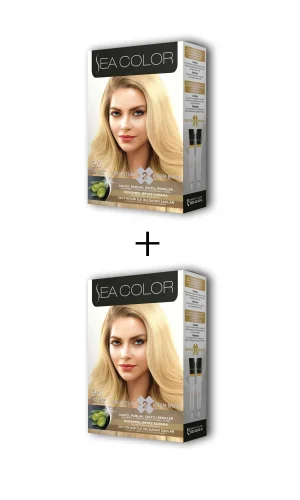 2X2 Tüp Krem Saç Boyası Seti Buğday Sarısı No:9.0