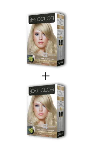 2X2 Tüp Krem Saç Boyası Seti Platin Sarısı No:0.1