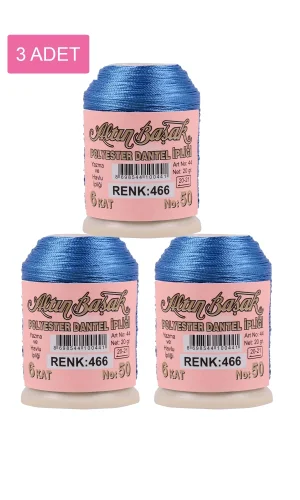 3 Adet Altınbaşak Oya ve Dantel İpi 20 gr - Royaleks - No: 466