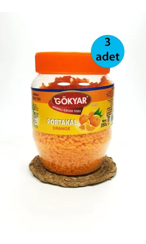 3 Adet Portakal Aromalı Toz Içecek Oralet 3x350 gr