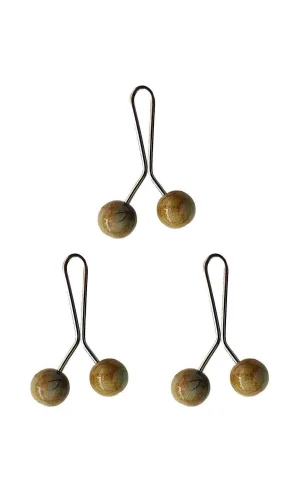 3 Adet Tesettür Eşarp ve Şal Klipsi Hardal