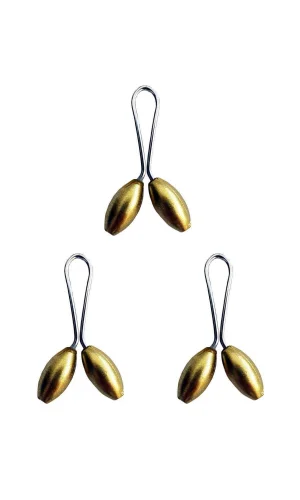 3 Adet Tesettür Eşarp ve Şal Klipsi Sarı