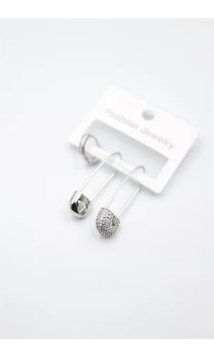 3lü Filkete Küpe - Gümüş