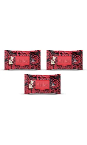 3 Paket Red Rose Islak Havlu Mendil 90 Adet Kapaklı Gül Kokulu