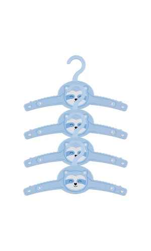 4 Adet Funny Çocuk Elbise Askısı