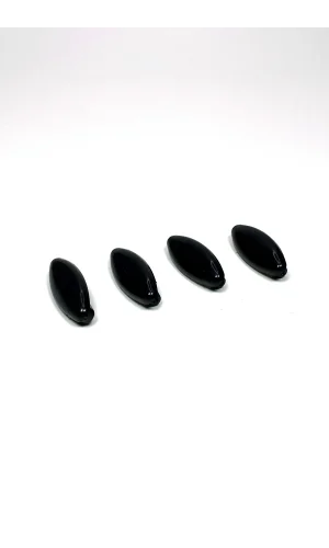 4 Adet Plastik Çengelli Eşarp Ve Şal İğnesi Siyah 4 cm