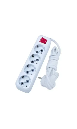 4 Lü 2 Mt Anahtarlı Grup Priz Royaleks-AST-A402