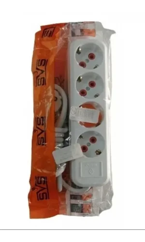 4lü Topraklı Grup Priz 2 Metre Kablolu Royaleks-Ast 402