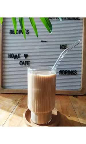 400 ML Isıya Dayanıklı Borosilikat Origami Stil Bardak - Kahve Ve Sunum Bardağı - Borosilikat Bardak 1 Adet