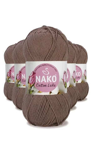 5 Adet Cotton Lüks Yelek Tunik Kazak Bluz Hırka İpi Yünü Toprak 97583