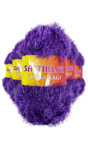 5 Adet Gökkuşağı El Örgü İpi Yünü 30