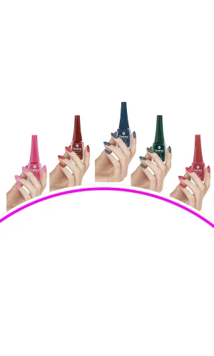 5 Adet Keratinli Besleyici Oje 14 ml SET1