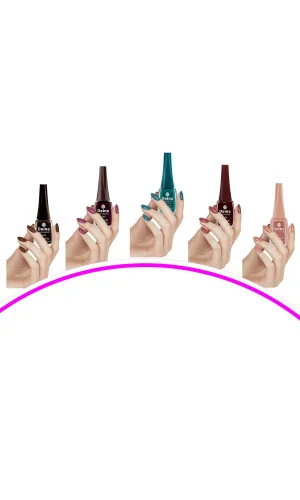 5 Adet Keratinli Besleyici Oje 14 ml SET10