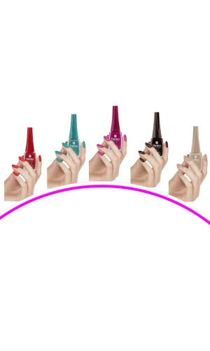 5 Adet Keratinli Besleyici Oje 14 ml SET14