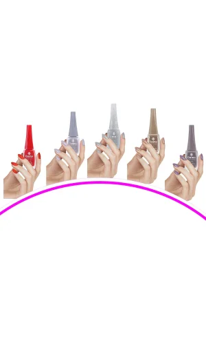 5 Adet Keratinli Besleyici Oje 14 ml SET15