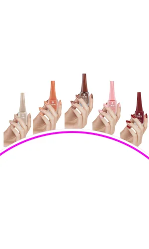 5 Adet Keratinli Besleyici Oje 14 ml SET6