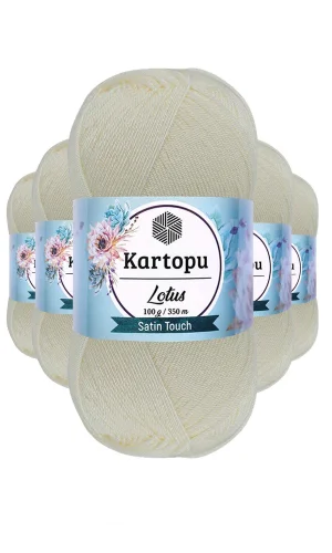 5 Adet Lotus Bikini Büstiyer Bluz Örgü İpi  K019 Ekru